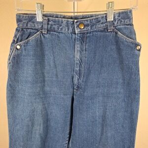 Lord Isaacs Vintage 70s Bareback Denim Relaxed Fit Womens Jeans Button Pocket